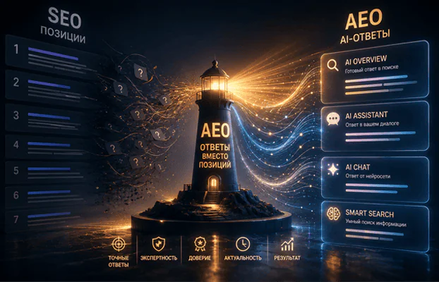 Статья Flex System: AEO: ответы вместо позиций